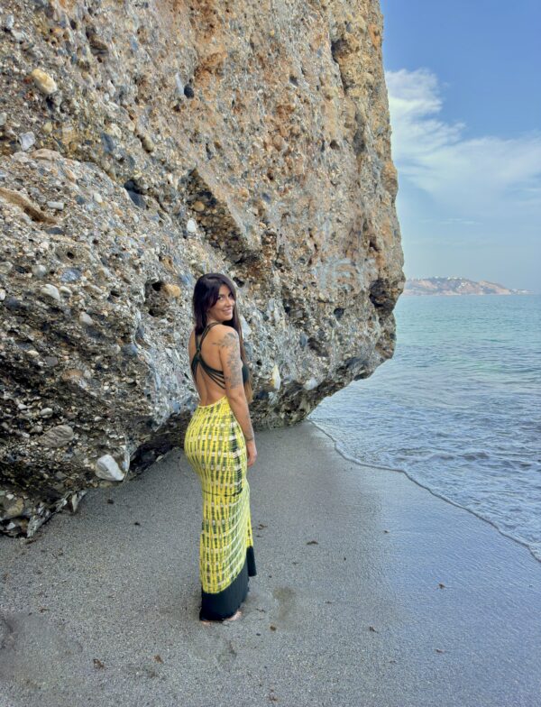TIE AMARILLO Vestido