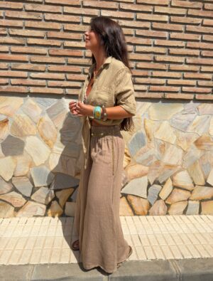 BEQUIA Camisa Camel